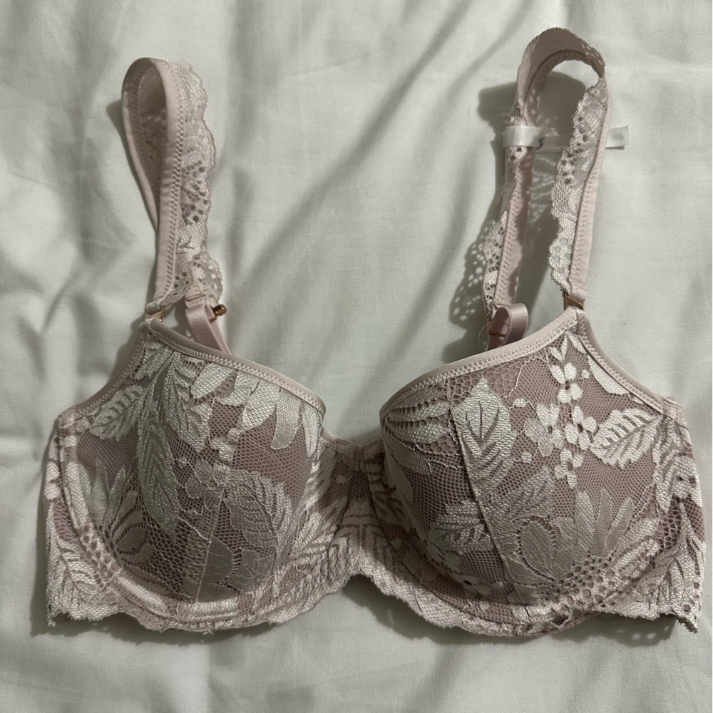 NWT Women’s Aerie Lace Underwire Bra in Soft Pink, size 32D